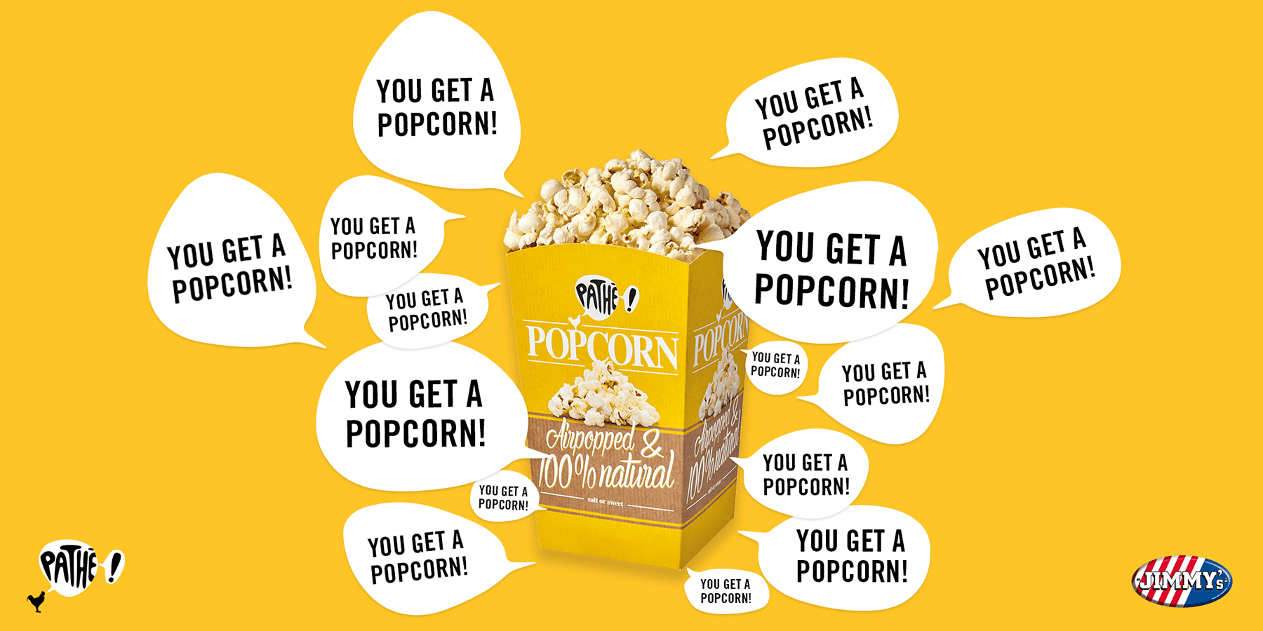 Gratis Popcorn bij Pathé