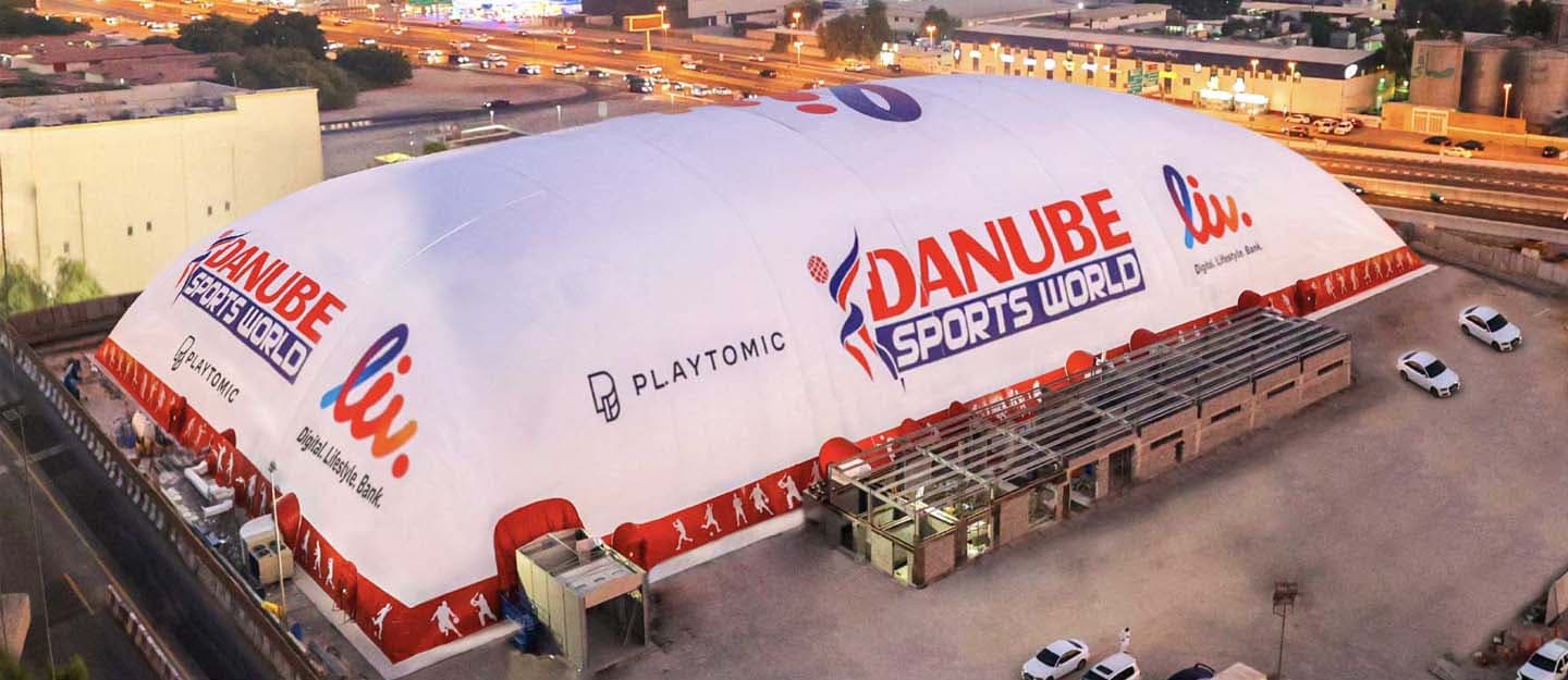 Danube Sports Free Badminton & T-shirt