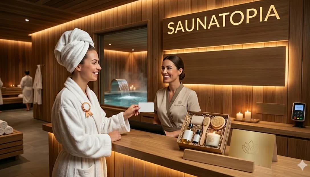 Gratis sauna + geschenk
