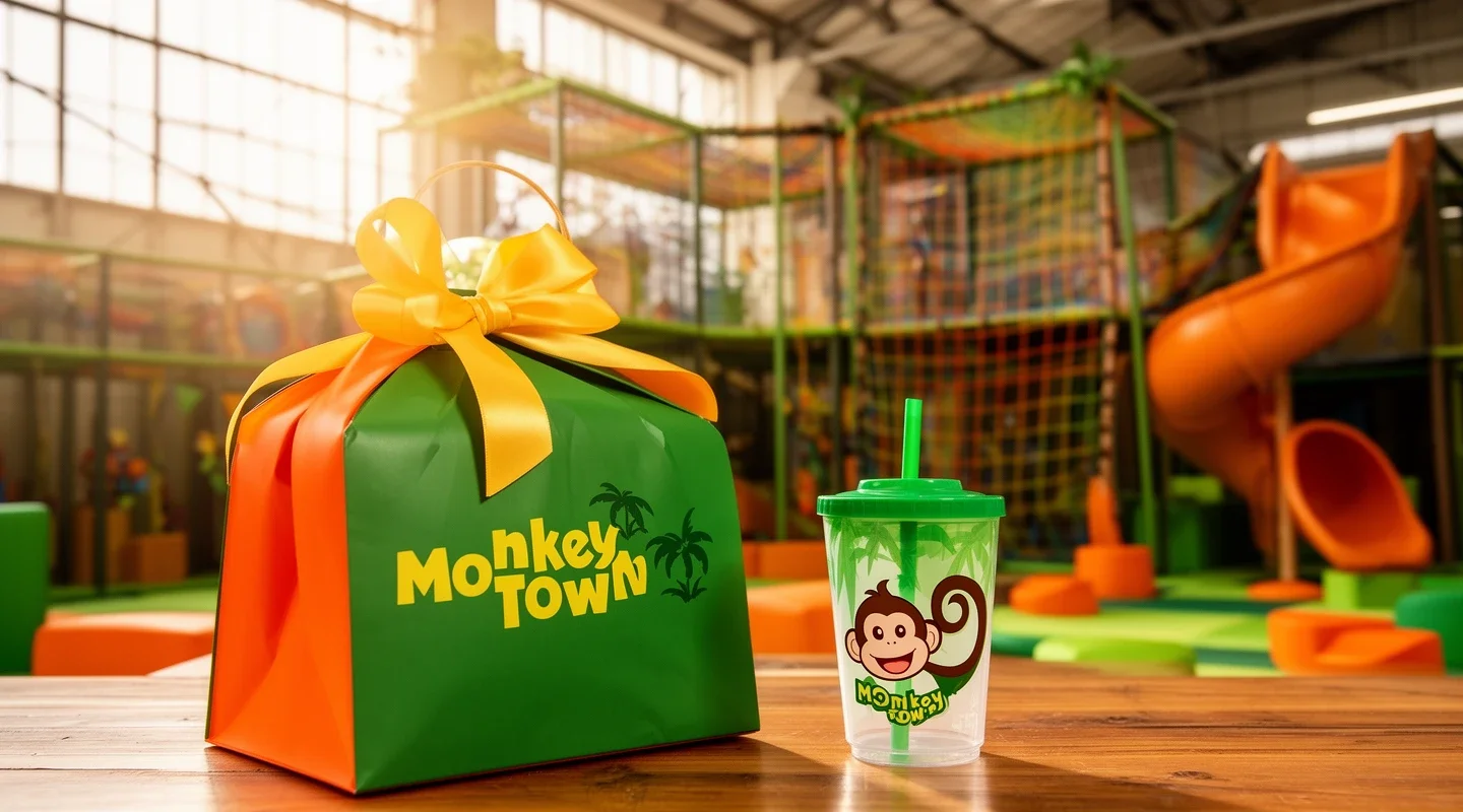Cadeautje voor jarige bij Monkey Town-feest — Groningen