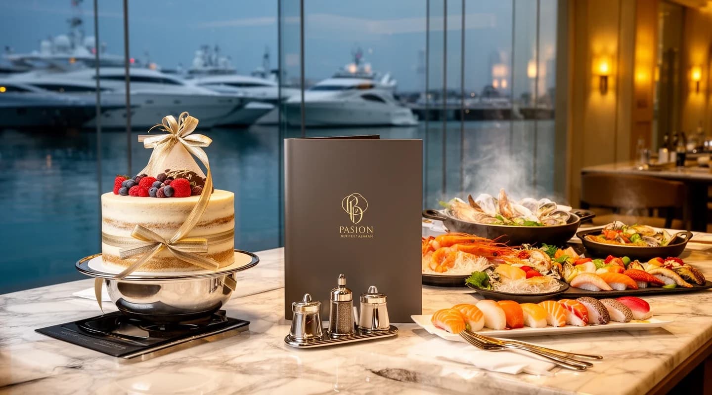 Free birthday cake at Pasion Buffet Ajman — Pasion Buffet Ajman