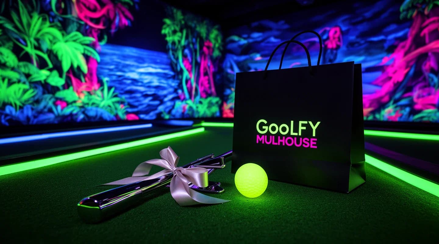 Une partie de mini-golf offerte pour l’anniversaire.