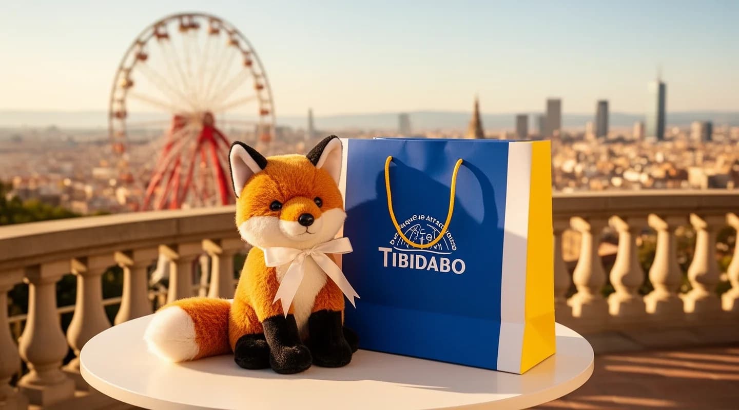 Mascota de peluche del Tibidabo de regalo.